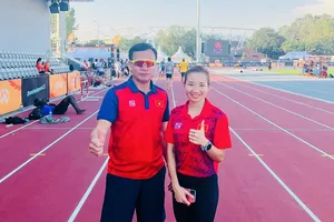 Nguyễn Thị Oanh đang nỗ lực thi đấu các giải quốc tế để giành thành tích huy chương nhưng cũng có một mục tiêu tìm cơ hội tranh tấm vé Olympic cho mình, dù rất khó. Ảnh: M.H