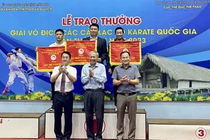 Karate TPHCM đã có vị trí hạng ba chung cuộc tại giải. Ảnh: KRTVN