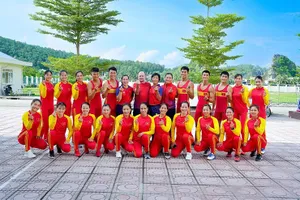 Đội đua thuyền rowing Việt Nam quyết tâm thi đấu để giành những kết quả xuất sắc nhất tại ASIAD 19. Ảnh: ĐUA THUYỀN VN