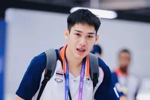 Assanaphan Chantajorn vừa tham dự ASIAD 19 cùng tuyển bóng chuyền nam Thái Lan và sẽ tới Việt Nam thi đấu vòng hai giải bóng chuyền vô địch quốc gia 2023. Ảnh: ASSANAPHAN