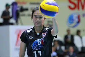 Watchareeya Nuanjam là mũi phụ công có chuyên môn tốt gia nhập đội bóng áo lính của bóng chuyền nữ Việt Nam tại vòng hai tới đây. Ảnh: THAIVOLLEYBALL