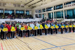 Vòng chung kết giải bóng chuyền sinh viên toàn quốc 2023 đã chính thức khai cuộc. Ảnh: MINH MINH