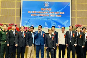 Liên đoàn judo Việt Nam đã ra mắt ban chấp hành nhiệm kì khóa 5 (2023-2028). Ảnh: JUDOVN