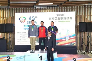 Xạ thủ Phan Xuân Chuyên có tấm HCV quan trọng cho mình tại giải. Ảnh: BSVN