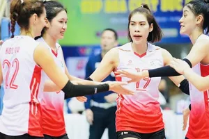 Cầu thủ nữ Binh chủng Thông tin Tường Tươi Bình Phước có chiến thắng ở ngày cuối của vòng 2 năm nay. Ảnh: VIETCONTENT