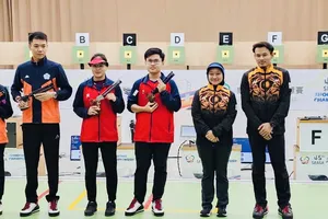 Các xạ thủ vừa thi đấu ở giải vô địch Đông Nam Á 2023 và có kết quả khích lệ. Ảnh: BẮN SÚNG VN