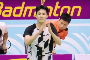 Nguyễn Tiến Tuấn có ngôi vô địch đơn nam giải năm nay. Ảnh: MINH MINH