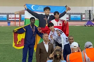 Đỗ Hoàng Nghĩa từng có HCĐ giải U18 châu Á năm nay. Ảnh: ĐỨC NGUYÊN