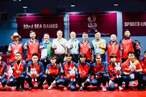 Tuyển bóng bàn Việt Nam đã có kết quả tốt ở SEA Games 32 và đang chờ đợi nỗ lực của các tay vợt tại vòng loại Olympic trong năm 2024. Ảnh: MINH MINH