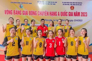 Đội bóng chuyền nữ Hà Nội là một trong những đại diện của bóng chuyền thủ đô sẽ thi đấu giải vô địch quốc gia 2024. Ảnh: MINH MINH