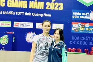 Ngoại binh Sana Anarkulova sẽ không tới Thanh Hóa khoác áo thi đấu giai đoạn 1 giải bóng chuyền vô địch quốc gia 2024. Ảnh: LÊ LAN