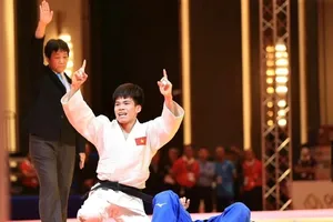 Chu Đức Đạt đang là gương mặt quan trọng ở hạng 60kg nam của đội tuyển judo Việt Nam. Ảnh: DŨNG PHƯƠNG