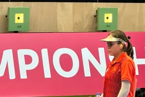 Thu Vinh và các đồng đội đã kết thúc giải vòng loại Olympic ở Brazil. Ảnh: BSVN