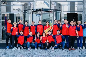 Đội jujitsu Việt Nam thi đấu ở giải vô địch châu Á năm nay. Ảnh: THẠCH TRẦN