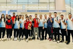 Tuyển bắn cung Việt Nam đang có mặt tại Hàn Quốc thi đấu lượt giải World Cup 2024. Ảnh: BCVN