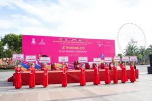 Lễ thượng cờ của ASG 2024 đã được tổ chức sáng 1-6 tại Đà Nẵng. Ảnh: ASG 2024
