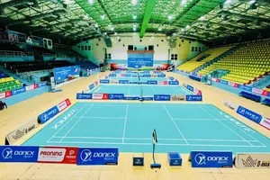 Nhà thi đấu tổ chức giải vô địch trẻ quốc gia năm nay. Ảnh: LINH NGUYỄN