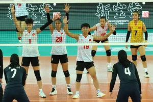 Đội U20 Việt Nam đã yên tâm ở vị trí nhì bảng đấu sau chiến thắng U20 Iran. Ảnh: AVC