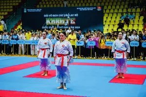 Các VĐV đã tranh tài hấp dẫn tại giải lần này. Ảnh: N.T.PHƯƠNG