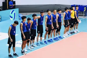 Cầu thủ bóng chuyền nam trẻ U20 Việt Nam tự tin để thi đấu giải vô địch trẻ châu Á 2024. Ảnh: AVC