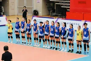 Đội tuyển bóng chuyền nữ Việt Nam lấy giải tại Thượng Hải (Trung Quốc) lần này làm dịp tích lũy chuyên môn cho cầu thủ. Ảnh: TRẦN NHẬT TRỌNG