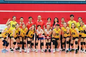 Đội tuyển bóng chuyền nữ Việt Nam đã kết thúc giải ở Thượng Hải (Trung Quốc) với vị trí thứ 5. Ảnh: SHANGHAISPORTS