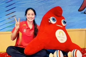 Mỹ Tiên đã xếp hạng 27 tại nội dung của mình ở Olympic 2024. Ảnh: MINH MINH
