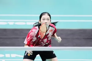 Thu Huyền đã làm nên lịch sử quan trọng cho cầu lông trẻ Việt Nam. Ảnh: VBF