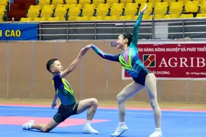 Các VĐV trẻ đã thi đấu tại Hải Dương tạo nên những kết quả hấp dẫn. Ảnh: BHD