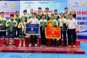 Cử tạ TPHCM có vị trí số 1 toàn đoàn ở giải năm nay tại Thanh Hóa. Ảnh: MINH MINH