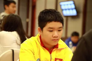 Kỳ thủ Đinh Nho Kiệt là một trong những người tham dự đội cờ vua trẻ Việt Nam ở Lào lần này. Ảnh: CHESSVN