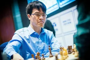 Lê Quang Liêm cùng đội cờ Việt Nam sẽ tranh tài giải Olympiad 2024 tại Hungary. Ảnh: CHESS
