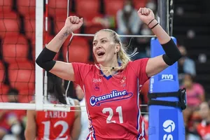 Đối chuyền Yeliz Basa trở thành cầu thủ Thổ Nhĩ Kỳ đầu tiên tới Việt Nam thi đấu. Ảnh: BASA