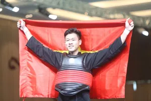 Tấn Sang giữ vững được chuyên môn và giành HCV ở giải vô địch quốc gia 2024. Ảnh: DŨNG PHƯƠNG