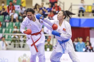 Karate nữ Việt Nam sẽ thi đấu giải vô địch đồng đội thế giới 2024. Ảnh: DŨNG PHƯƠNG