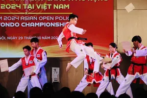 Giải taekwondo cảnh sát châu Á mở rộng 2024 được chờ đợi có nhiều nội dung thi đấu hấp dẫn về chuyên môn. Ảnh: CAND