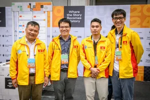 Đại kiện tướng Lê Quang Liêm và các đồng đội sẽ dự giải cờ nhanh, chớp vô địch thế giới ở Mỹ tới đây. Ảnh: FIDE