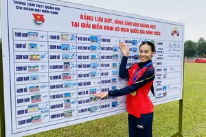 Hoàng Thanh Giang là thành viên tuyển điền kinh Việt Nam vừa tập huấn tại Trung Quốc mới đây. Ảnh: MINH MINH