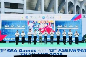 Chủ nhà Thái Lan bắt đầu đếm ngược thời điểm SEA Games 33-2025 và ASEAN Para Games 2025 sẽ khai màn. Ảnh: OLYMPICTHAILAND