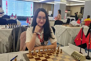Đại kiện tướng Võ Thị Kim Phụng giành HCV nội dung cờ nhanh nữ tại giải vô địch quốc gia 2025. Ảnh: FIDE