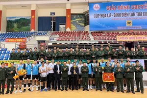 Đội Biên Phòng đã vô địch giải nam ở Cúp Hoa Lư-Bình Điền 2025. Ảnh: MINH MINH
