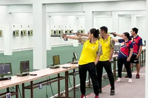 Xạ thủ Trịnh Thu Vinh sẽ thi đấu giải vô địch súng hơi quốc gia 2025 tại Hải Phòng tới đây. Ảnh: MINH MINH