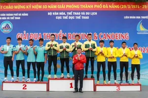 VĐV canoeing của TPHCM đã có các kết quả tốt tại giải lần này ở Đà Nẵng. Ảnh: VCRSF
