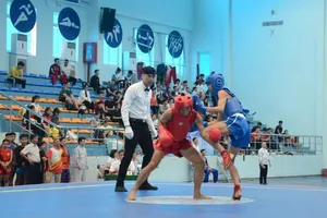 Võ sỹ thi đấu giải vô địch quốc gia sẽ nỗ lực hết khả năng để giành suất dự SEA Games 33-2025. Ảnh: NGUYỄN TRANG