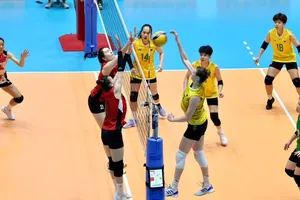 Cầu thủ VTV Bình Điền Long An đã nỗ lực thi đấu nhưng không có được chiến thắng chung cuộc. Ảnh: DŨNG PHƯƠNG