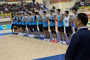 Đội nam Biên Phòng MB đã có chiến thắng thứ 4 tại giải đấu năm nay. Ảnh: MINH MINH