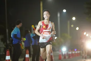 Tòng Văn Hoàn đang là chân chạy chủ lực của điền kinh Lai Châu tại giải quốc gia. Ảnh: NHƯ Ý