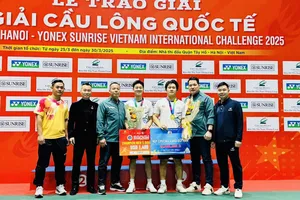 Đình Mạnh và Đình Hoàng sẽ dự giải vô địch châu Á 2025 tới đây ở Trung Quốc. Ảnh: VBF