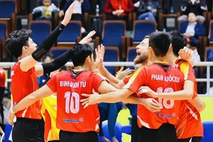 Đội Công an TPHCM đã thắng tại bán kết để có suất dự chung kết Cúp Hùng Vương 2025. Ảnh: CATPHCM