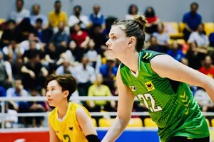 VTV Bình Điền Long An đã chiến thắng để giành vị trí hạng 3 chung cuộc. Ảnh: DŨNG PHƯƠNG